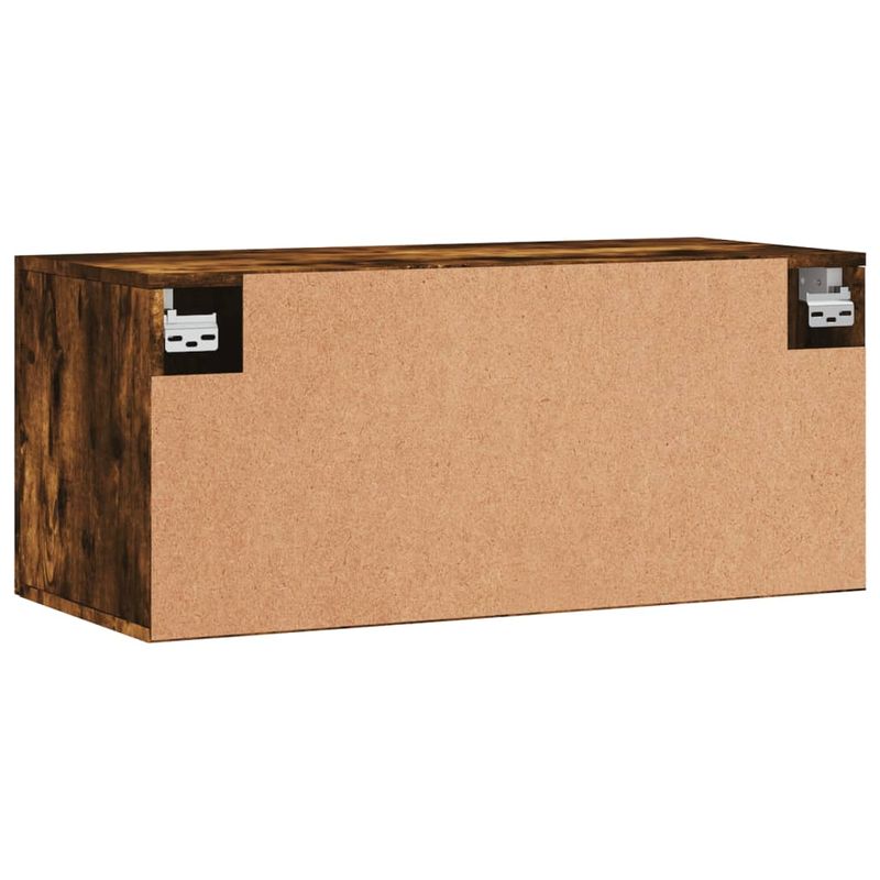 Casa si Gradina - Mobilier - Dulapuri si sifoniere - Dulapuri - Dulap de perete, stejar fumuriu, 80x36,5x35 cm, lemn compozit - Infinity.ro