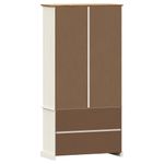 Casa si Gradina - Mobilier - Biblioteci si rafturi - Biblioteci - Biblioteca „VIGO”, alb, 85x35x170 cm, lemn masiv de pin - Infinity.ro