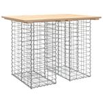 Casa si Gradina - Gradina si terasa - Mobilier exterior - Bancute de gradina - Banca de gradina, design gabion, 100x70x72cm, lemn masiv de pin, mărime 100x70x72 cm - Infinity.ro