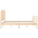 Casa si Gradina - Mobilier - Paturi si accesorii - Paturi - Cadru de pat cu tablie, 160x200 cm, lemn masiv - Infinity.ro