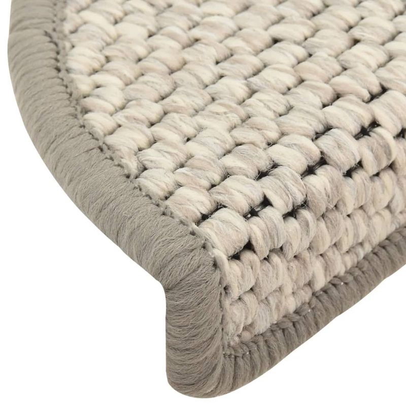 Casa si Gradina - Textile si covoare - Covoare - Covoare casa - Covorase scari autoadezive aspect sisal, 15 buc., bej 56x17x3cm - Infinity.ro