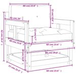 Casa si Gradina - Gradina si terasa - Mobilier exterior - Canapele si fotolii gradina - Scaune de gradina cu perne, 2 buc., lemn masiv douglas - Infinity.ro