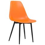 Casa si Gradina - Mobilier - Scaune si fotolii - Scaune - Scaune de bucatarie, 4 buc., portocaliu, PP - Infinity.ro