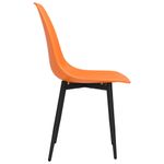 Casa si Gradina - Mobilier - Scaune si fotolii - Scaune - Scaune de bucatarie, 4 buc., portocaliu, PP - Infinity.ro