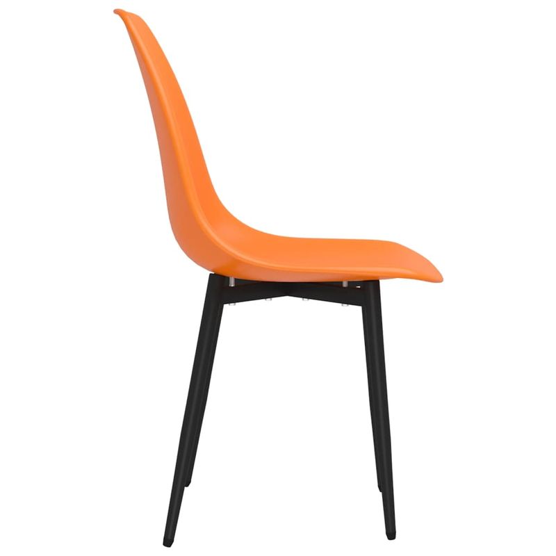 Casa si Gradina - Mobilier - Scaune si fotolii - Scaune - Scaune de bucatarie, 4 buc., portocaliu, PP - Infinity.ro