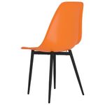 Casa si Gradina - Mobilier - Scaune si fotolii - Scaune - Scaune de bucatarie, 4 buc., portocaliu, PP - Infinity.ro