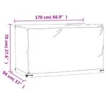 Casa si Gradina - Textile si covoare - Huse pentru mobilier - Husa mobilier de gradina, 8 ocheti 170x94x70 cm dreptunghiulara - Infinity.ro