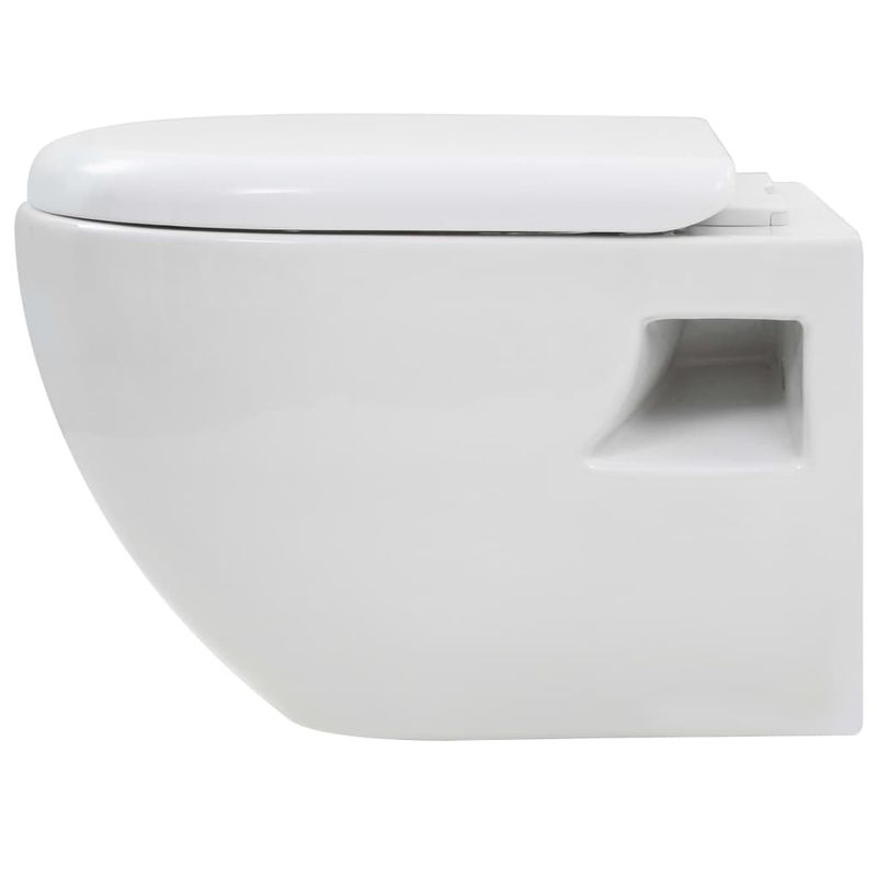Casa si Gradina - Sanitare - Obiecte sanitare - Vase de toaleta - Vas toaleta suspendat cu rezervor incastrat inalt, ceramica - Infinity.ro