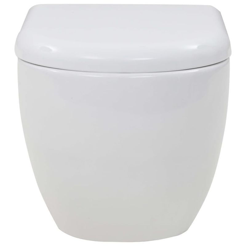Casa si Gradina - Sanitare - Obiecte sanitare - Vase de toaleta - Vas toaleta suspendat cu rezervor incastrat inalt, ceramica - Infinity.ro