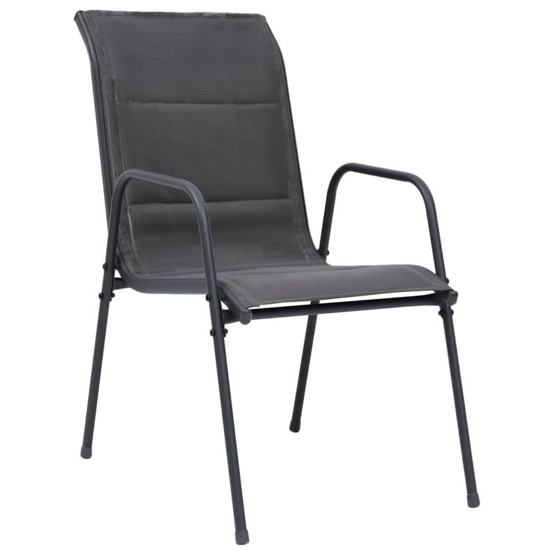 Casa si Gradina - Gradina si terasa - Mobilier exterior - Seturi mobila gradina - Set mobilier de exterior, 7 piese, antracit, otel - Infinity.ro