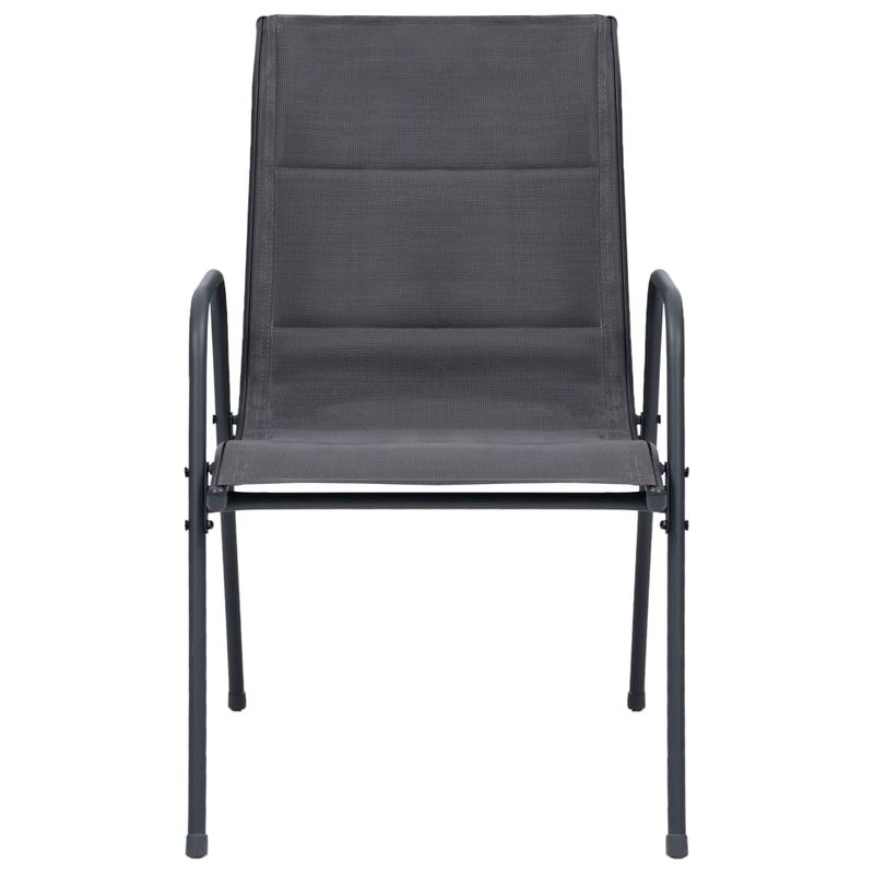 Casa si Gradina - Gradina si terasa - Mobilier exterior - Seturi mobila gradina - Set mobilier de exterior, 7 piese, antracit, otel - Infinity.ro