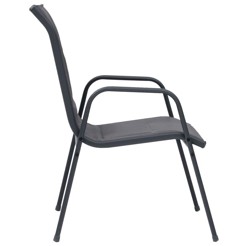 Casa si Gradina - Gradina si terasa - Mobilier exterior - Seturi mobila gradina - Set mobilier de exterior, 7 piese, antracit, otel - Infinity.ro