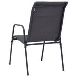 Casa si Gradina - Gradina si terasa - Mobilier exterior - Seturi mobila gradina - Set mobilier de exterior, 7 piese, antracit, otel - Infinity.ro