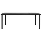 Casa si Gradina - Gradina si terasa - Mobilier exterior - Seturi mobila gradina - Set mobilier de exterior, 7 piese, antracit, otel - Infinity.ro