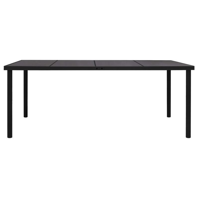 Casa si Gradina - Gradina si terasa - Mobilier exterior - Seturi mobila gradina - Set mobilier de exterior, 7 piese, antracit, otel - Infinity.ro