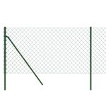 Casa si Gradina - Gradina si terasa - Garduri, panouri si accesorii - Gard de plasa de sarma, verde, 1,1x10 m - Infinity.ro