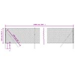 Casa si Gradina - Gradina si terasa - Garduri, panouri si accesorii - Gard de plasa de sarma, verde, 1,1x10 m - Infinity.ro