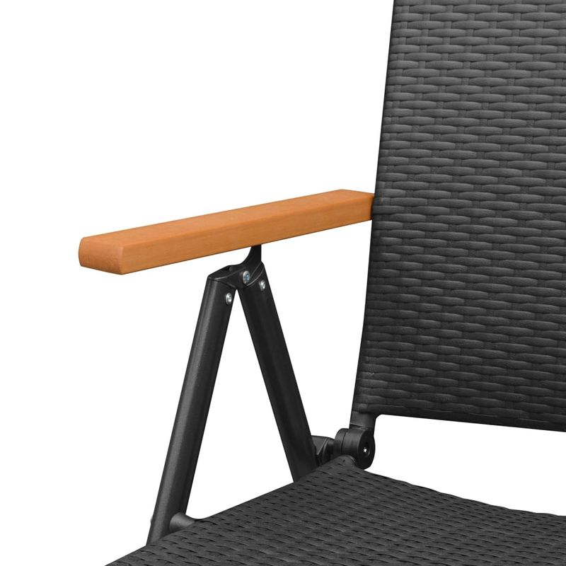 Casa si Gradina - Gradina si terasa - Mobilier exterior - Seturi mobila gradina - Set mobilier de gradina, 9 piese, negru si maro - Infinity.ro