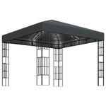 Casa si Gradina - Gradina si terasa - Umbrele si pavilioane - Pavilioane - Pavilion cu sir de lumini LED, antracit, 3x3 m - Infinity.ro