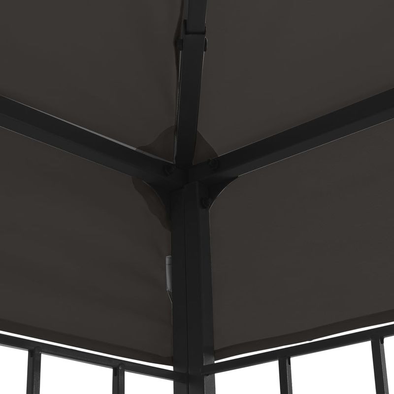 Casa si Gradina - Gradina si terasa - Umbrele si pavilioane - Pavilioane - Pavilion cu sir de lumini LED, antracit, 3x3 m - Infinity.ro