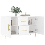 Casa si Gradina - Mobilier - Comode si corpuri - Comode - Servanta, alb, 100x36x60 cm, lemn compozit - Infinity.ro