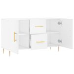Casa si Gradina - Mobilier - Comode si corpuri - Comode - Servanta, alb, 100x36x60 cm, lemn compozit - Infinity.ro