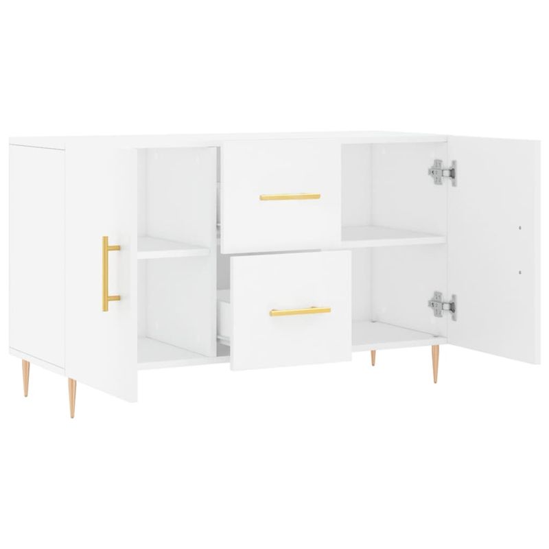 Casa si Gradina - Mobilier - Comode si corpuri - Comode - Servanta, alb, 100x36x60 cm, lemn compozit - Infinity.ro