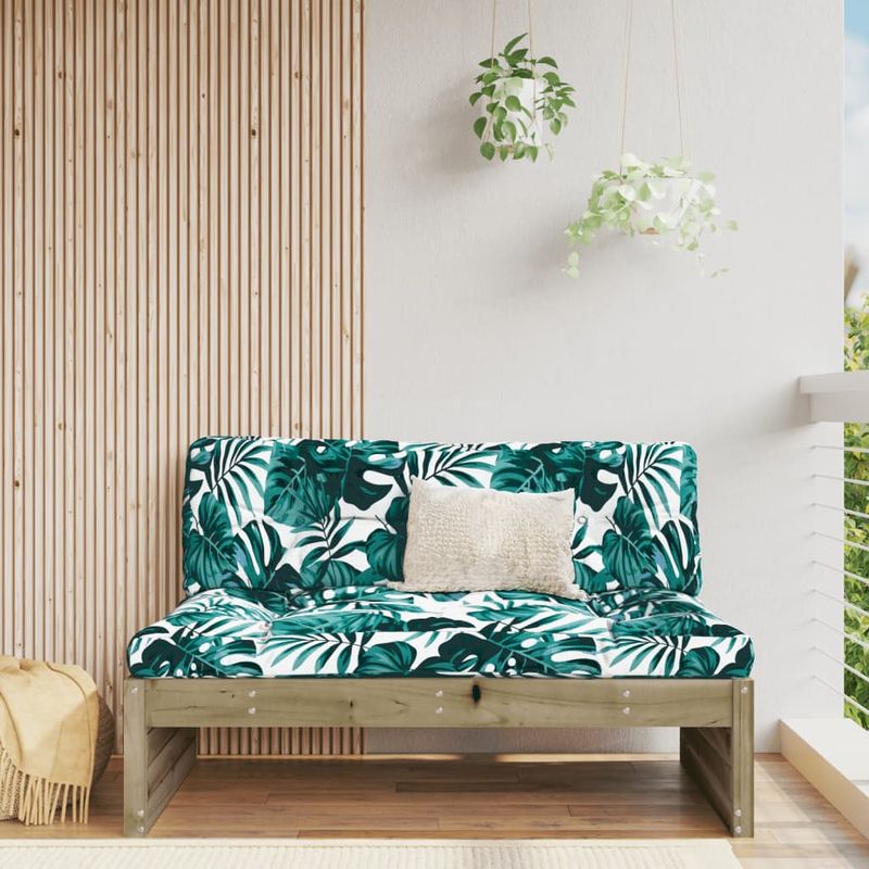 Casa si Gradina - Gradina si terasa - Mobilier exterior - Canapele si fotolii gradina - Canapea de mijloc, 120x80 cm, lemn de maro - Infinity.ro