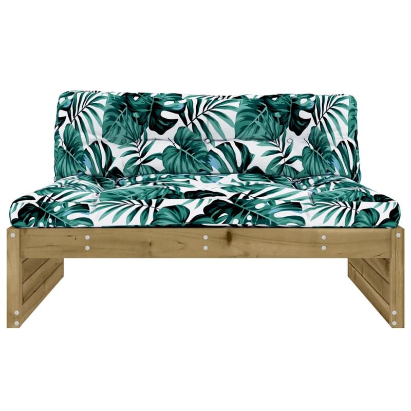 Casa si Gradina - Gradina si terasa - Mobilier exterior - Canapele si fotolii gradina - Canapea de mijloc, 120x80 cm, lemn de maro - Infinity.ro