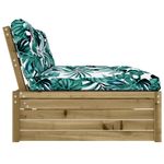 Casa si Gradina - Gradina si terasa - Mobilier exterior - Canapele si fotolii gradina - Canapea de mijloc, 120x80 cm, lemn de maro - Infinity.ro
