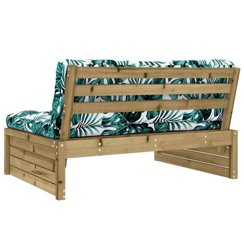 Casa si Gradina - Gradina si terasa - Mobilier exterior - Canapele si fotolii gradina - Canapea de mijloc, 120x80 cm, lemn de maro - Infinity.ro