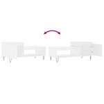 Casa si Gradina - Mobilier - Mese si birouri - Masute de cafea - Masuta de cafea, alb, 100x50x45 cm, lemn prelucrat - Infinity.ro