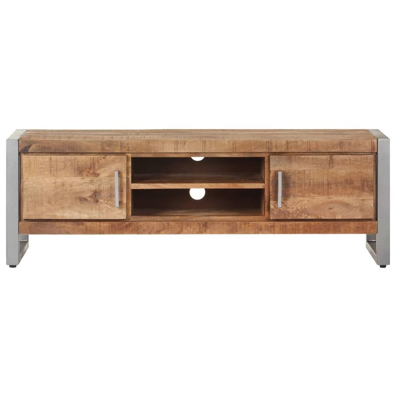 Casa si Gradina - Mobilier - Comode si corpuri - Comode - Comoda TV, 120 x 30 x 40 cm, lemn de mango nefinisat - Infinity.ro