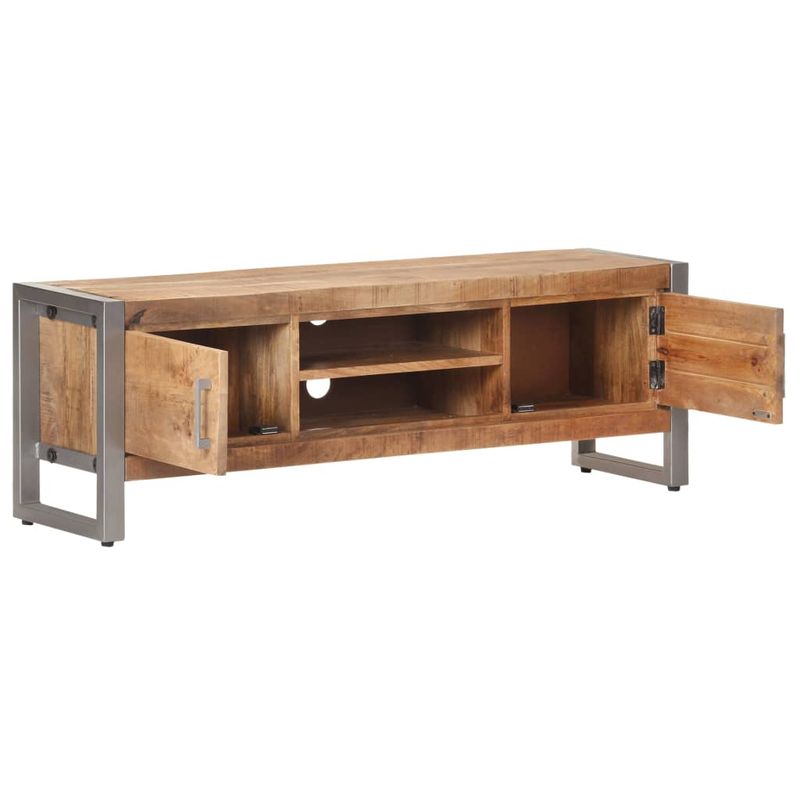 Casa si Gradina - Mobilier - Comode si corpuri - Comode - Comoda TV, 120 x 30 x 40 cm, lemn de mango nefinisat - Infinity.ro