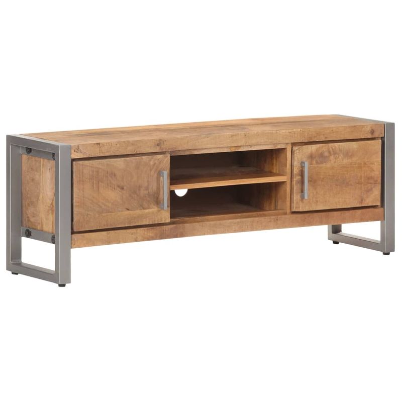 Casa si Gradina - Mobilier - Comode si corpuri - Comode - Comoda TV, 120 x 30 x 40 cm, lemn de mango nefinisat - Infinity.ro