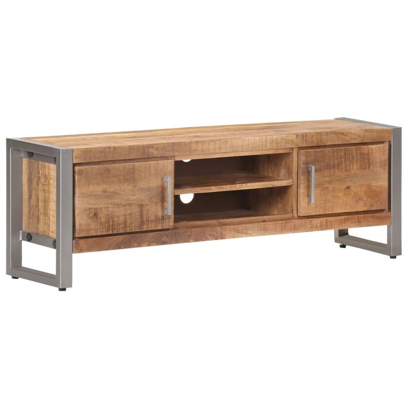 Casa si Gradina - Mobilier - Comode si corpuri - Comode - Comoda TV, 120 x 30 x 40 cm, lemn de mango nefinisat - Infinity.ro