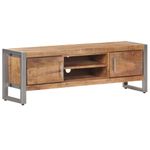 Casa si Gradina - Mobilier - Comode si corpuri - Comode - Comoda TV, 120 x 30 x 40 cm, lemn de mango nefinisat - Infinity.ro