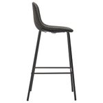Casa si Gradina - Mobilier - Seturi de mobilier - Seturi bucatarie - Set de bar, 3 piese, gri inchis, material textil - Infinity.ro