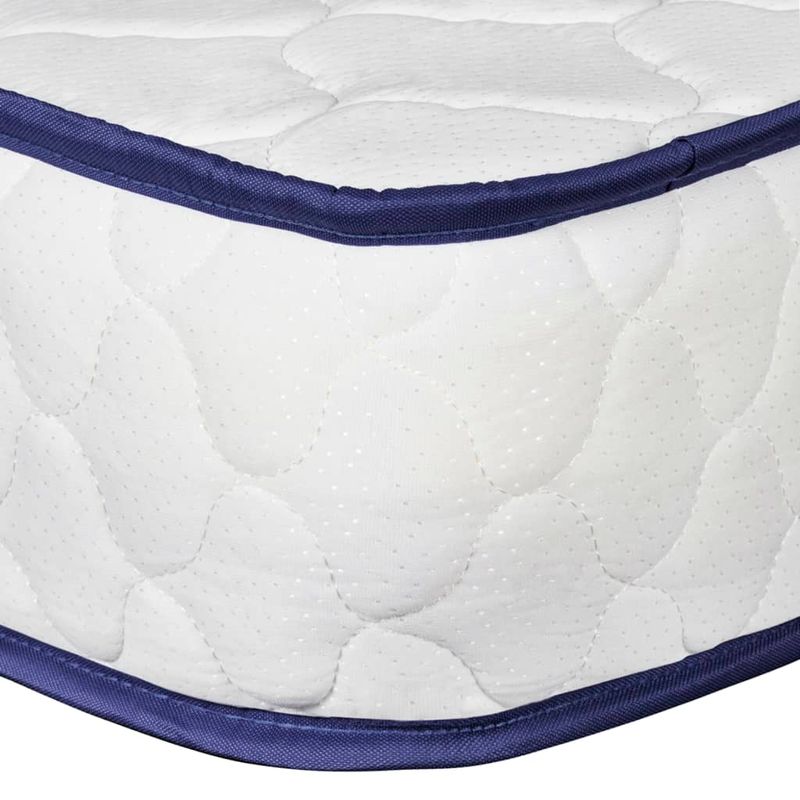 Casa si Gradina - Mobilier - Paturi si accesorii - Paturi - Pat cu saltea spuma memorie, alb, 90x200 cm, piele ecologica - Infinity.ro