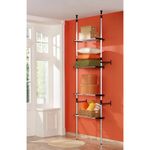 Casa si Gradina - Mobilier - Dulapuri si sifoniere - Sifoniere - Sistem de sifonier telescopic cu rafturi, aluminiu - Infinity.ro
