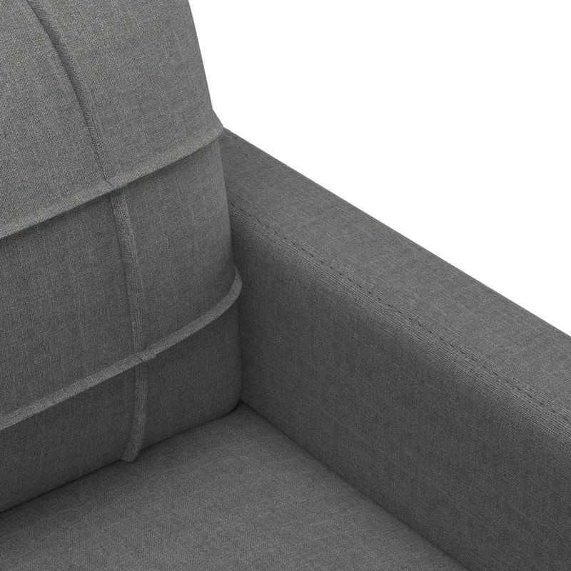Casa si Gradina - Mobilier - Canapele si coltare - Canapele - Canapea cu 2 locuri, gri inchis, 140 cm, material textil - Infinity.ro