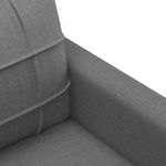Casa si Gradina - Mobilier - Canapele si coltare - Canapele - Canapea cu 2 locuri, gri inchis, 120 cm, material textil - Infinity.ro