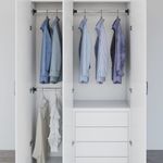 Casa si Gradina - Mobilier - Organizare si depozitare - Cuiere - Sine telescopice pentru dulap, 2 buc., argintiu, 58-100 cm - Infinity.ro