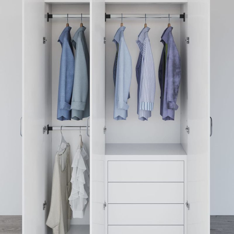 Casa si Gradina - Mobilier - Organizare si depozitare - Cuiere - Sine telescopice pentru dulap, 2 buc., argintiu, 58-100 cm - Infinity.ro