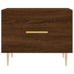 Casa si Gradina - Mobilier - Mese si birouri - Masute de cafea - Masute de cafea, 2 buc. stejar maro, 50x50x40 cm, lemn compozit - Infinity.ro