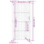 Casa si Gradina - Constructii - Usi interior, exterior si garaj - Usi garaj - Poarta pentru gradina, 105x180 cm, otel corten, dreptunghiuri - Infinity.ro