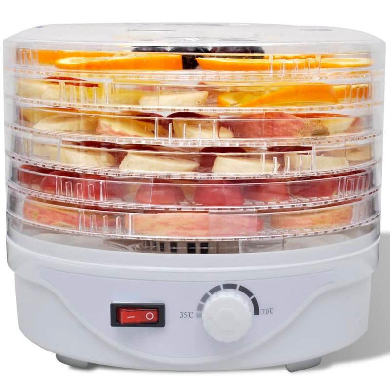 Electronice si Electrocasnice - Electrocasnice bucatarie - Aparate de gatit & desert - Deshidratoare - Deshidrator de alimente, rotund, 250 W, 6 tavi - Infinity.ro