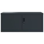 Casa si Gradina - Constructii - Depozitare, transport si protectie - Rafturi, fisete si vestiare - Fiset, antracit, 90x40x180 cm, otel - Infinity.ro