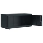 Casa si Gradina - Constructii - Depozitare, transport si protectie - Rafturi, fisete si vestiare - Fiset, antracit, 90x40x180 cm, otel - Infinity.ro