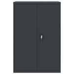 Casa si Gradina - Constructii - Depozitare, transport si protectie - Rafturi, fisete si vestiare - Fiset, antracit, 90x40x180 cm, otel - Infinity.ro